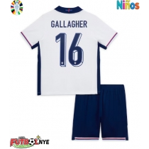 Camiseta Inglaterra Conor Gallagher #16 Primera Equipación para niños Eurocopa 2024 manga corta (+ pantalones cortos)